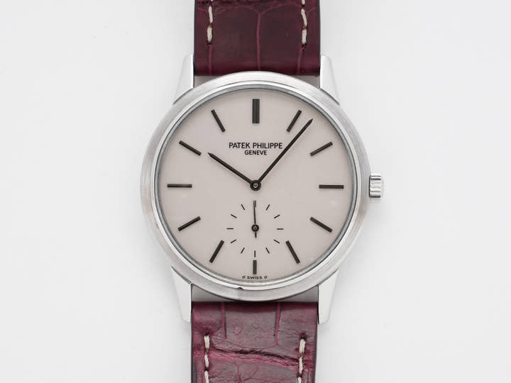 パテックフィリップ カラトラバ Ref.3718 ステンレススチール アイボリー文字盤 中古 njy94c2r