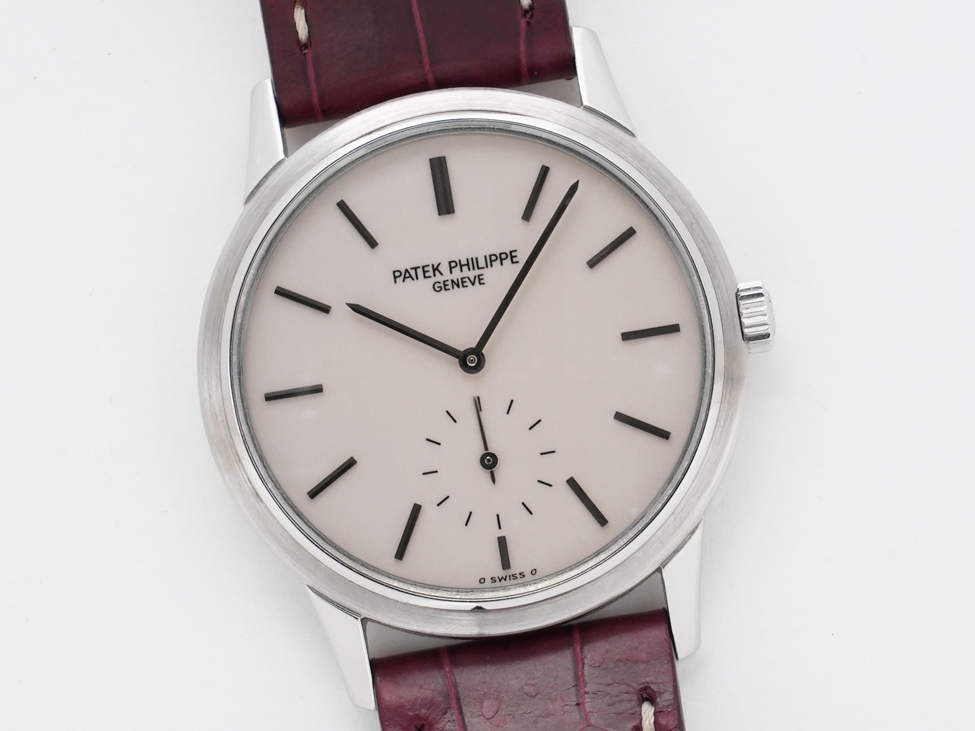 パテックフィリップ カラトラバ Ref.3718 ステンレススチール アイボリー文字盤 中古 njy94c2r