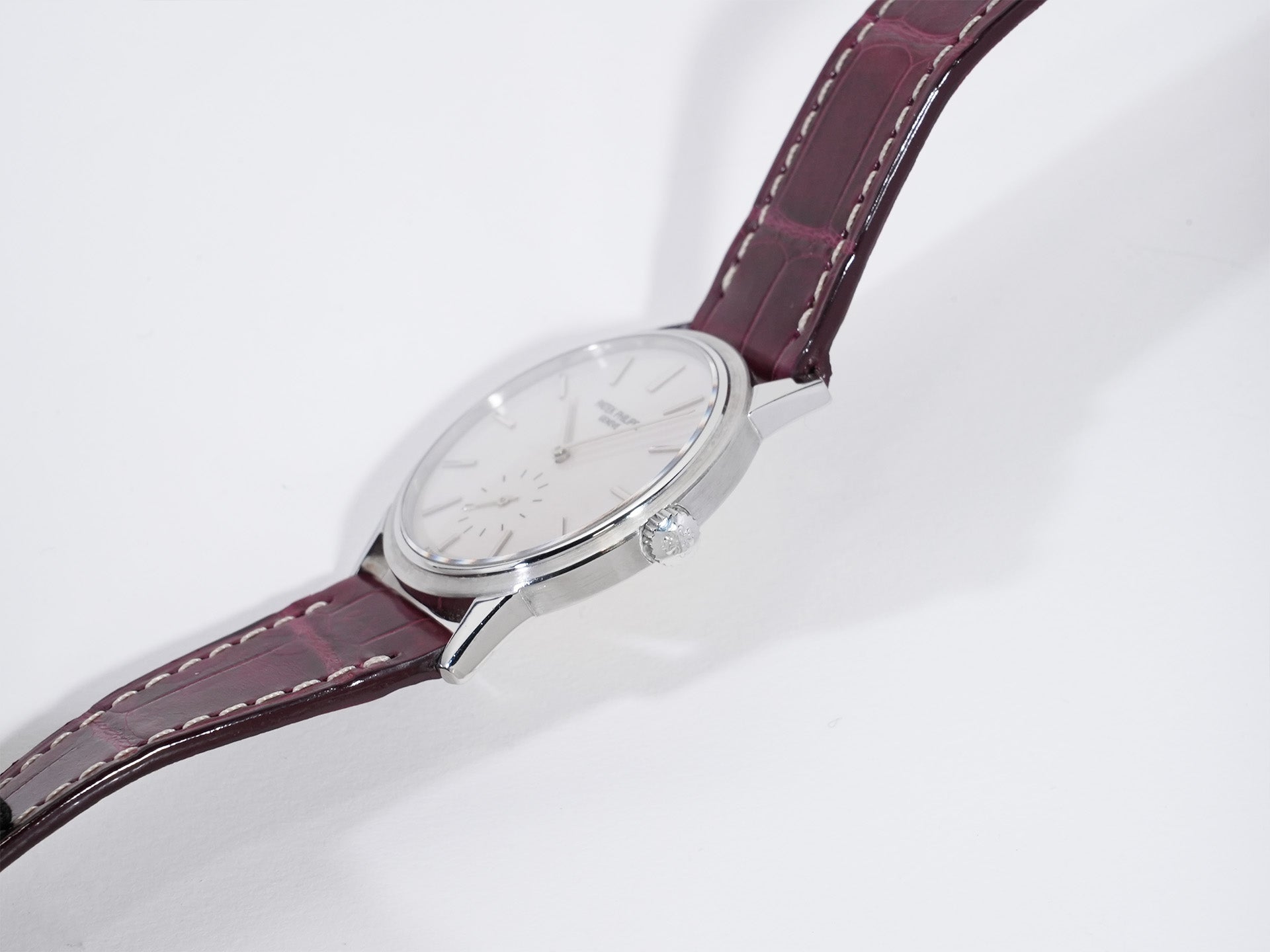 パテックフィリップ カラトラバ Ref.3718 ステンレススチール アイボリー文字盤 中古 njy94c2r