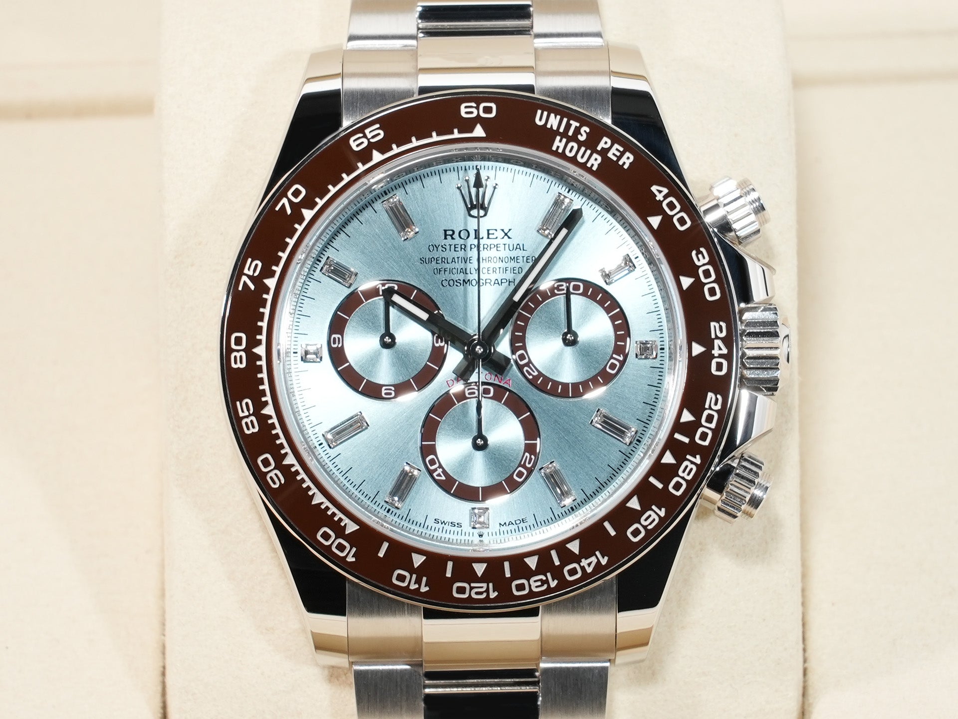 ロレックス デイトナ Ref.126506A プラチナ アイスブルーx11Pダイヤ文字盤 未使用 46b9ojud