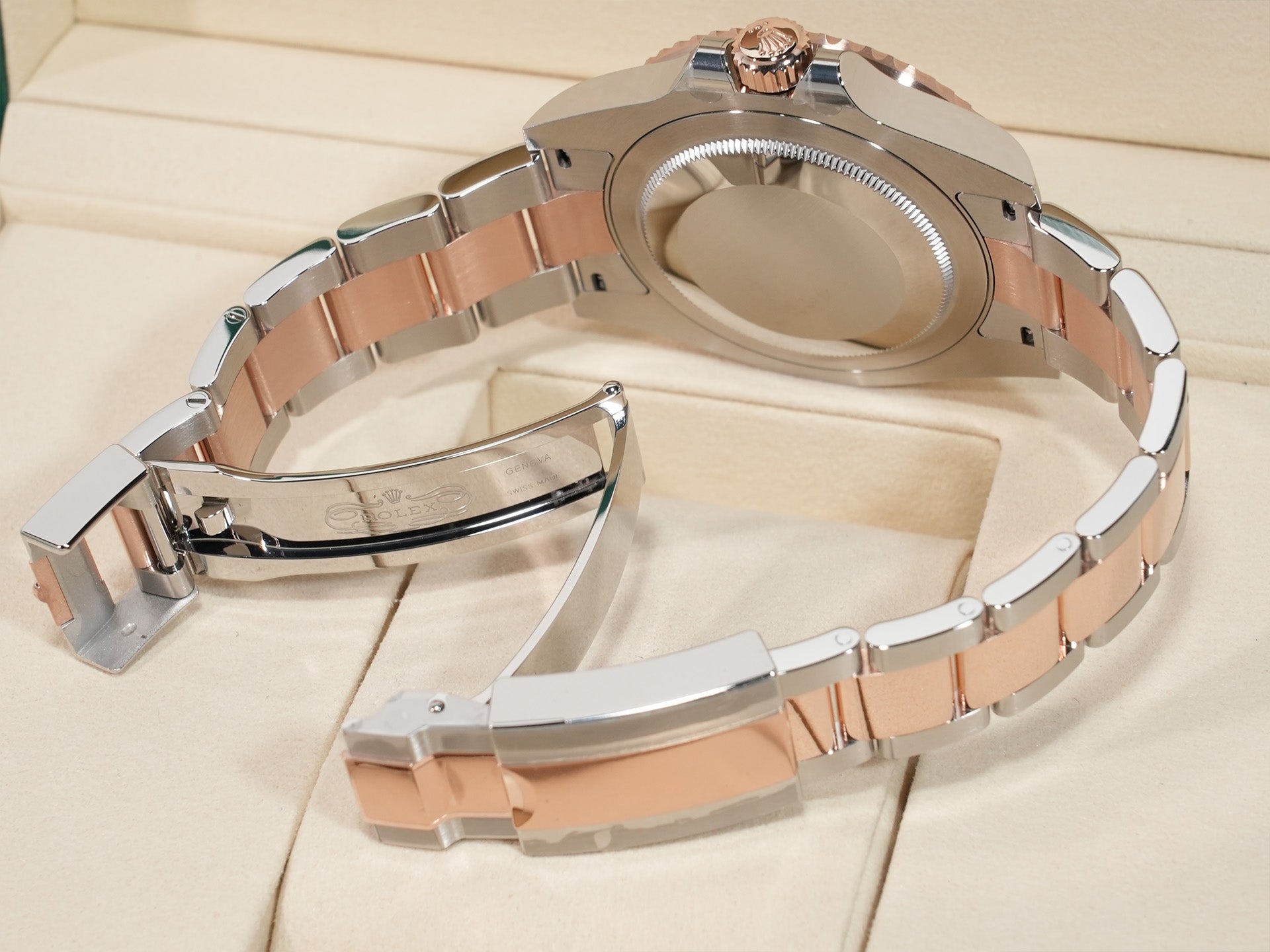 ロレックス GMTマスターII Ref.126711CHNR ステンレススチール/エバーローズゴールド ブラック文字盤 オイスターブレスレット 未使用 zg7npchm