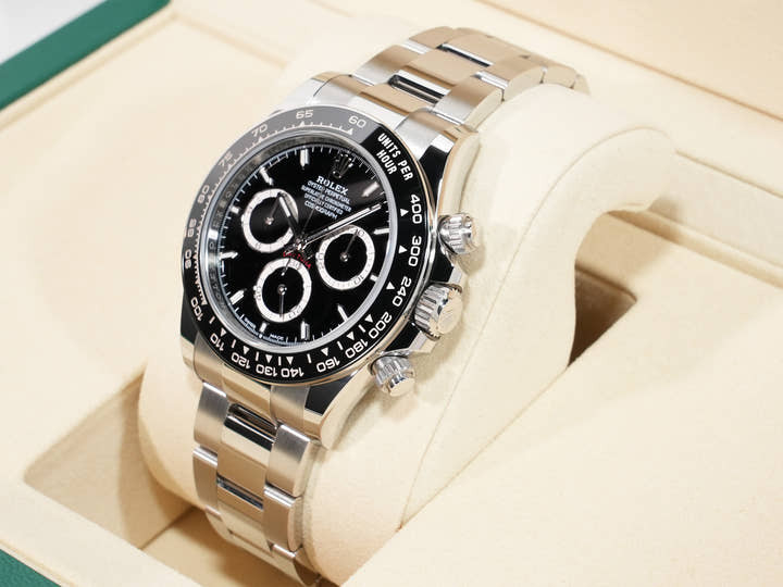 ロレックス デイトナ Ref.126500LN ステンレススチール ブラック文字盤 未使用 agke89qt