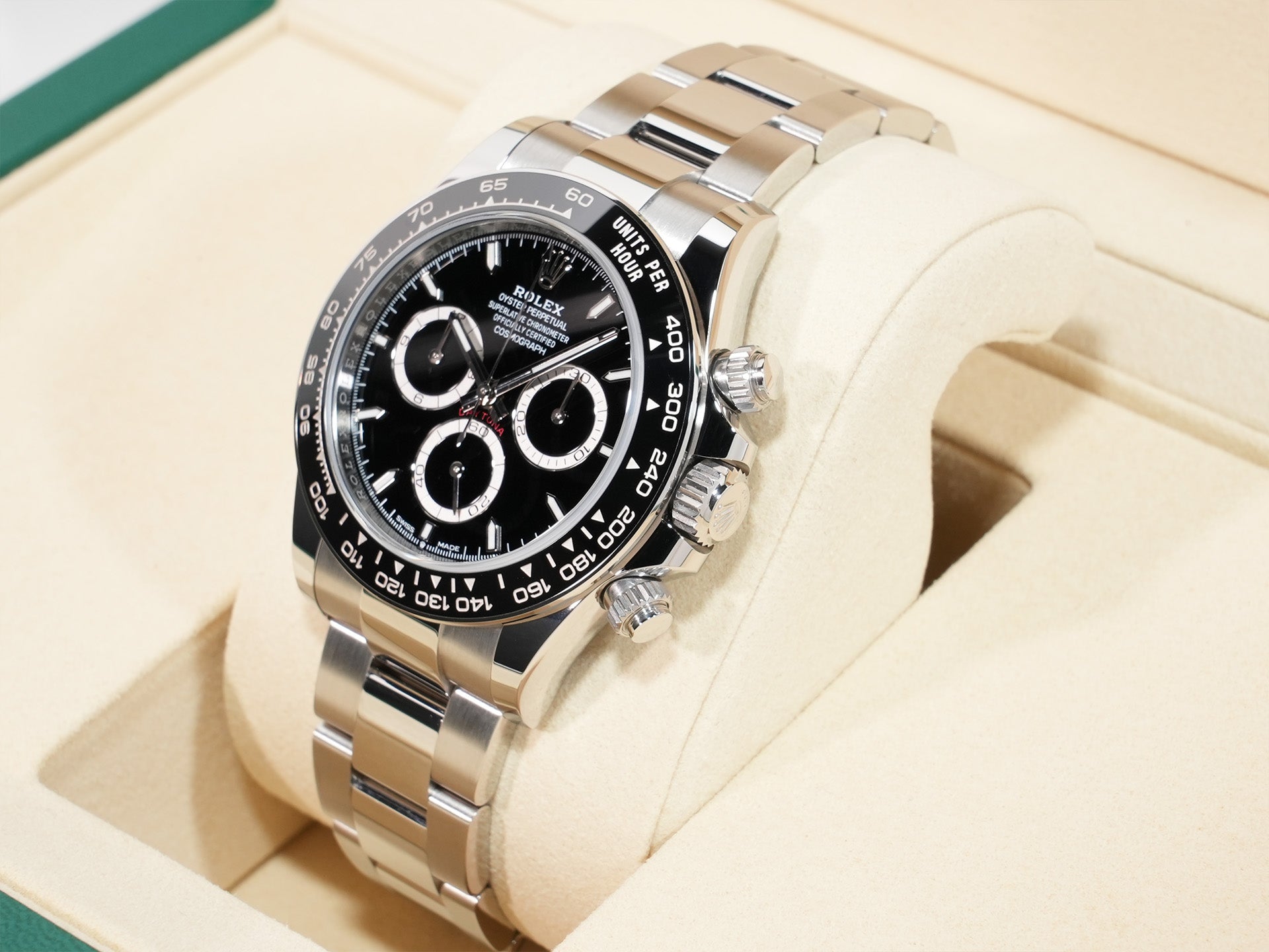 ロレックス デイトナ Ref.126500LN ステンレススチール ブラック文字盤 未使用 agke89qt