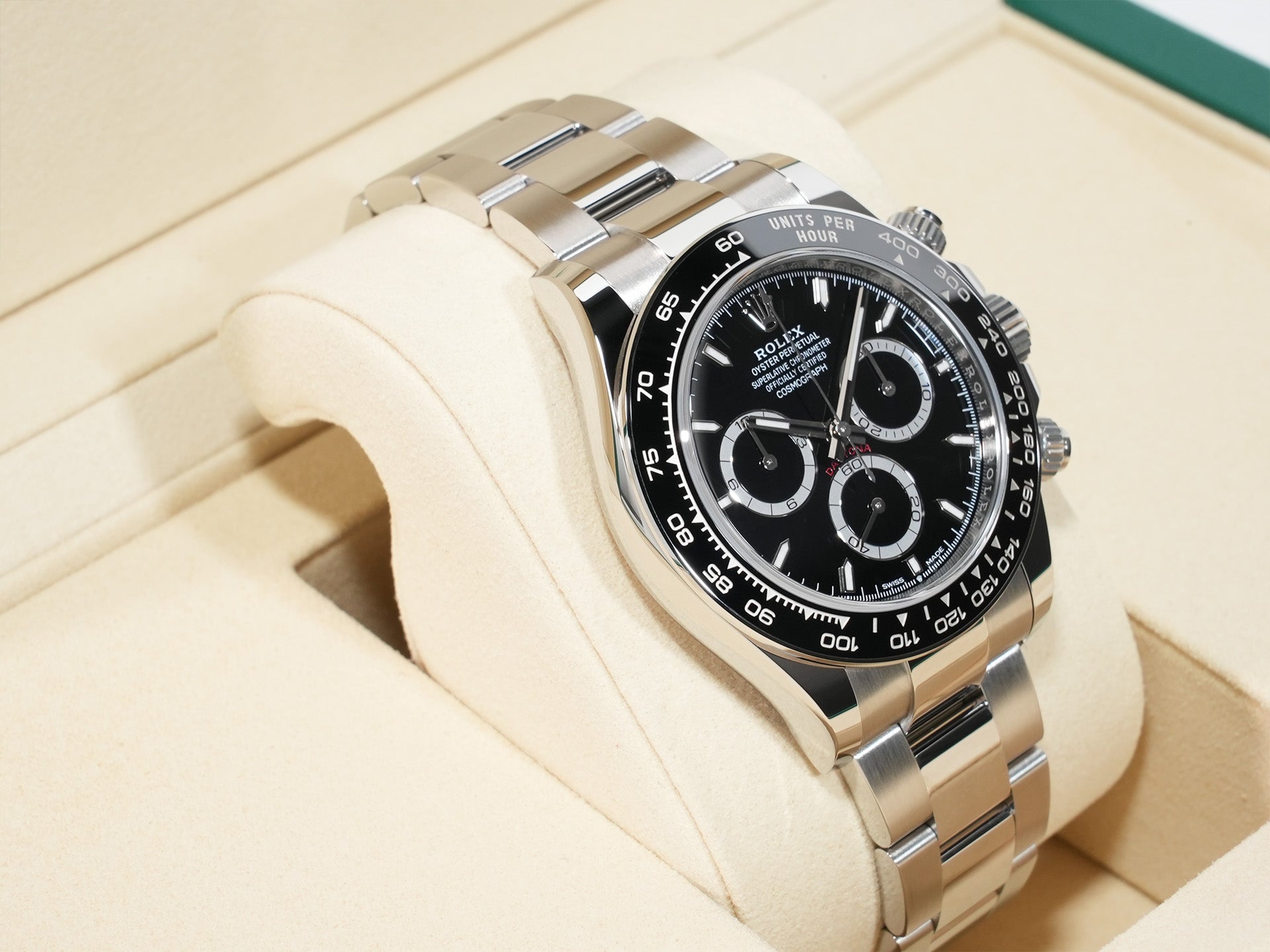 ロレックス デイトナ Ref.126500LN ステンレススチール ブラック文字盤 未使用 agke89qt