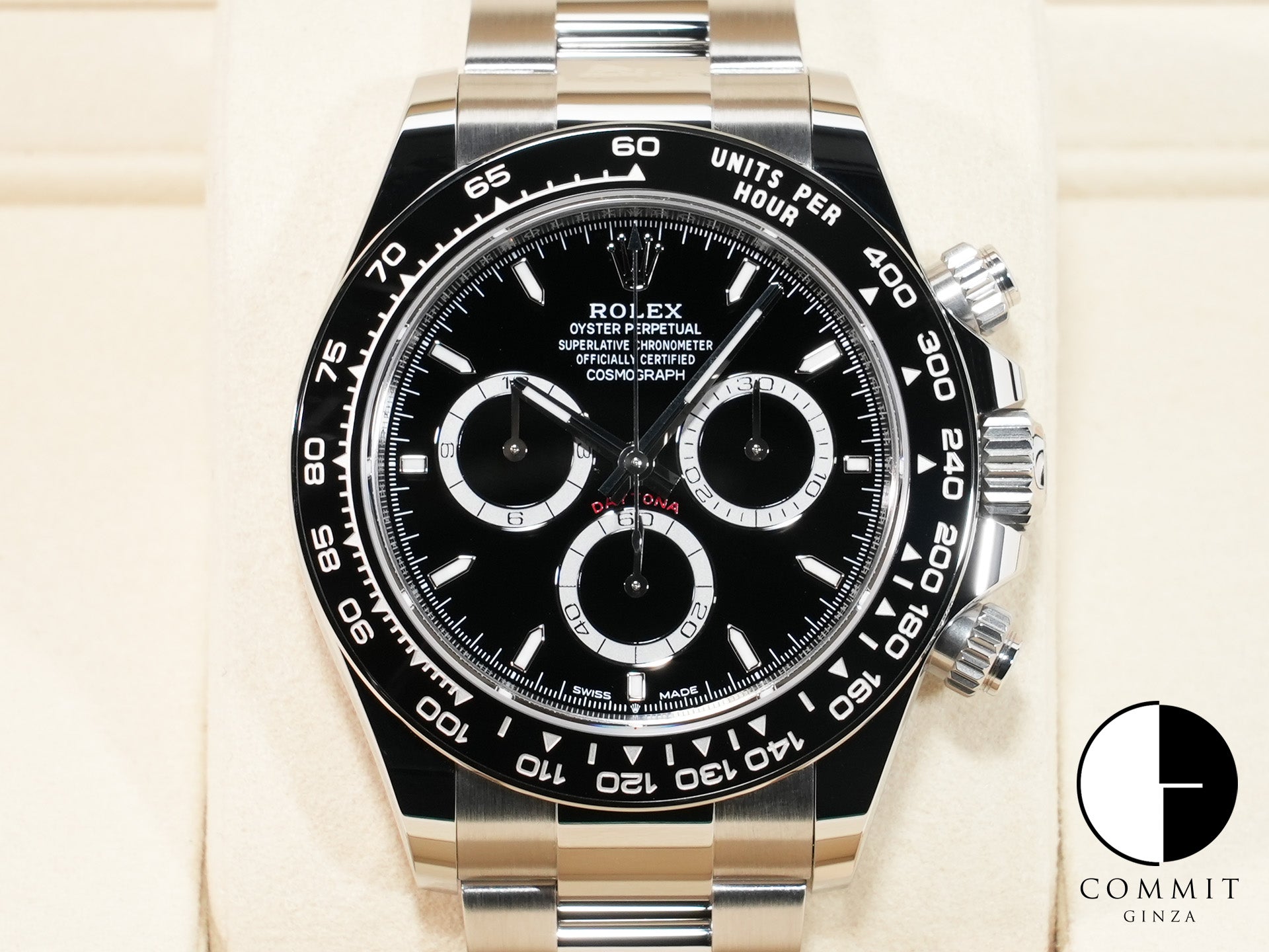 ロレックス デイトナ Ref.126500LN ステンレススチール ブラック文字盤 未使用 6erg42my