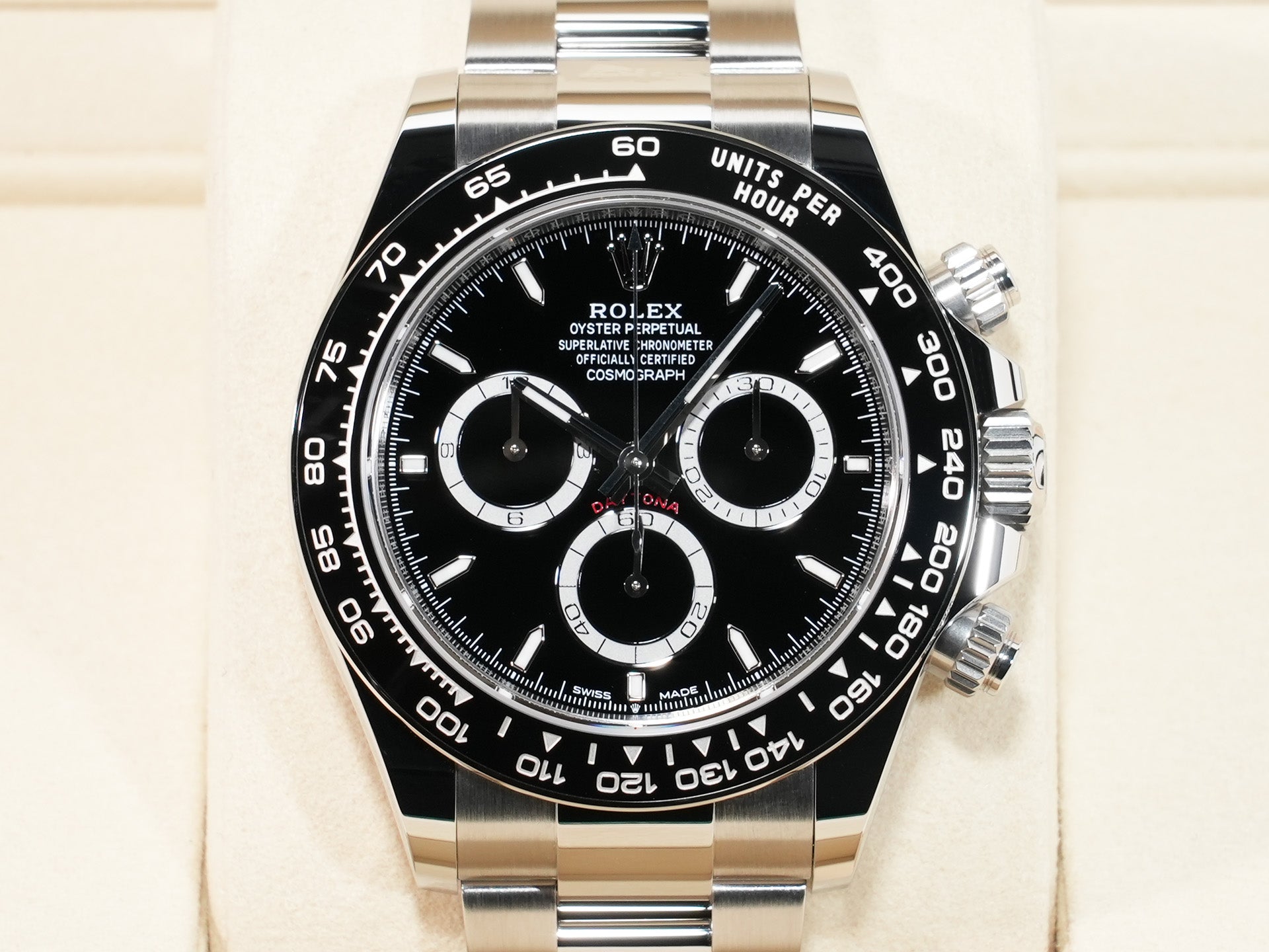 ロレックス デイトナ Ref.126500LN ステンレススチール ブラック文字盤 未使用 6erg42my