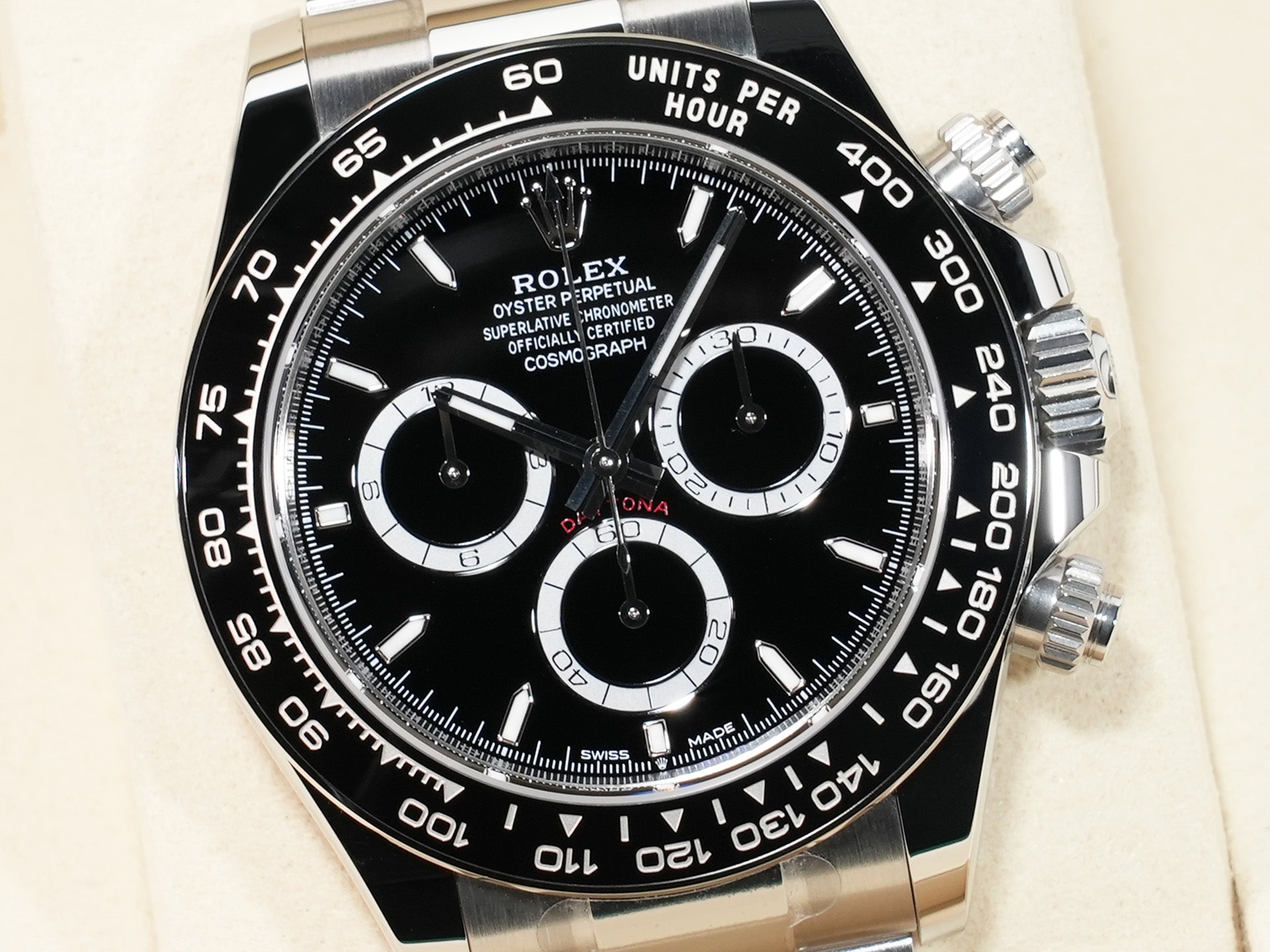 ロレックス デイトナ Ref.126500LN ステンレススチール ブラック文字盤 未使用 jmjjqv4r