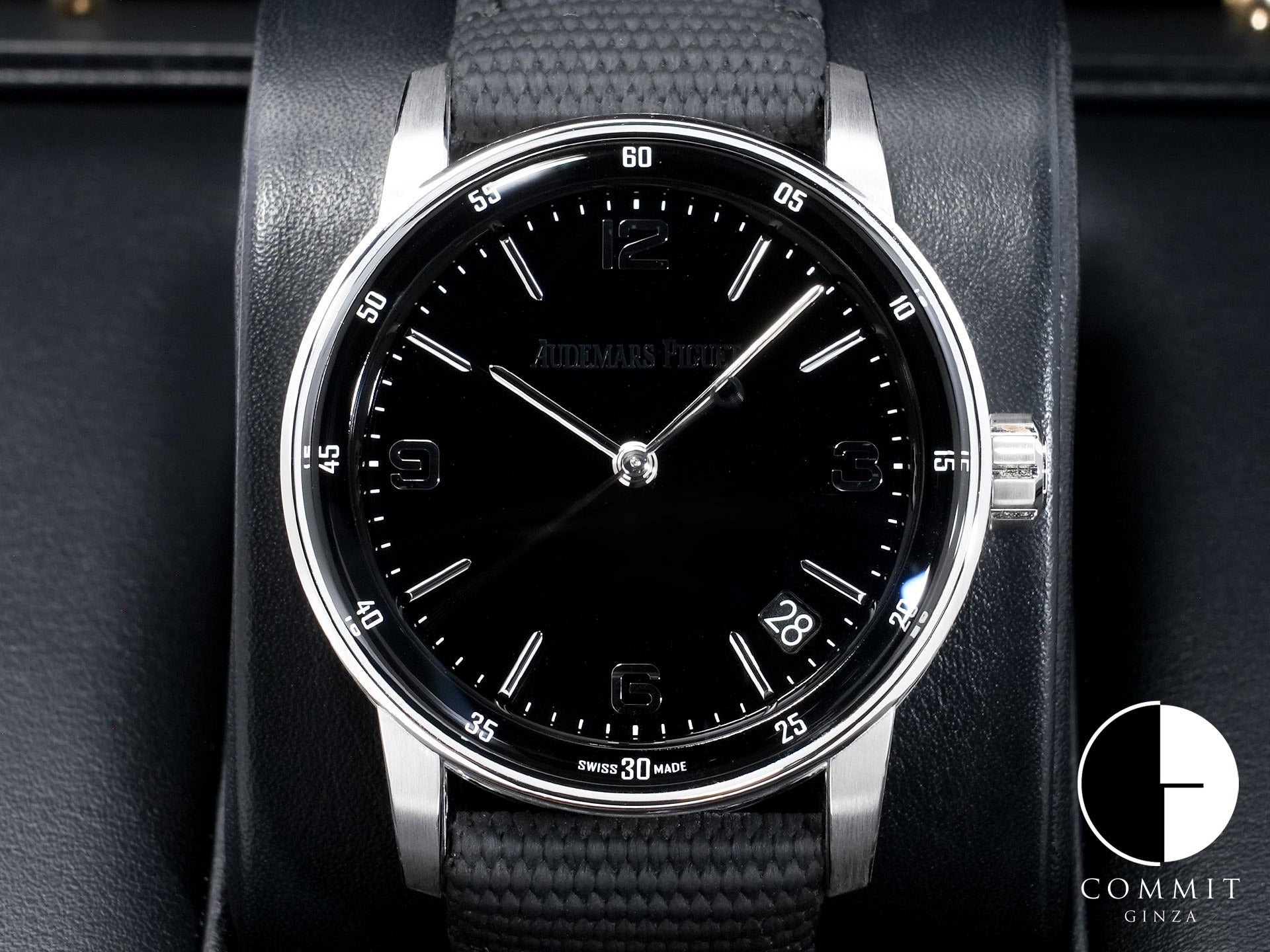 オーデマピゲ CODE 11.59 バイ オーデマ ピゲ Ref.15210BC.OO.A002CR.01 ホワイトゴールド ブラック文字盤 美品 zrfxvr8q