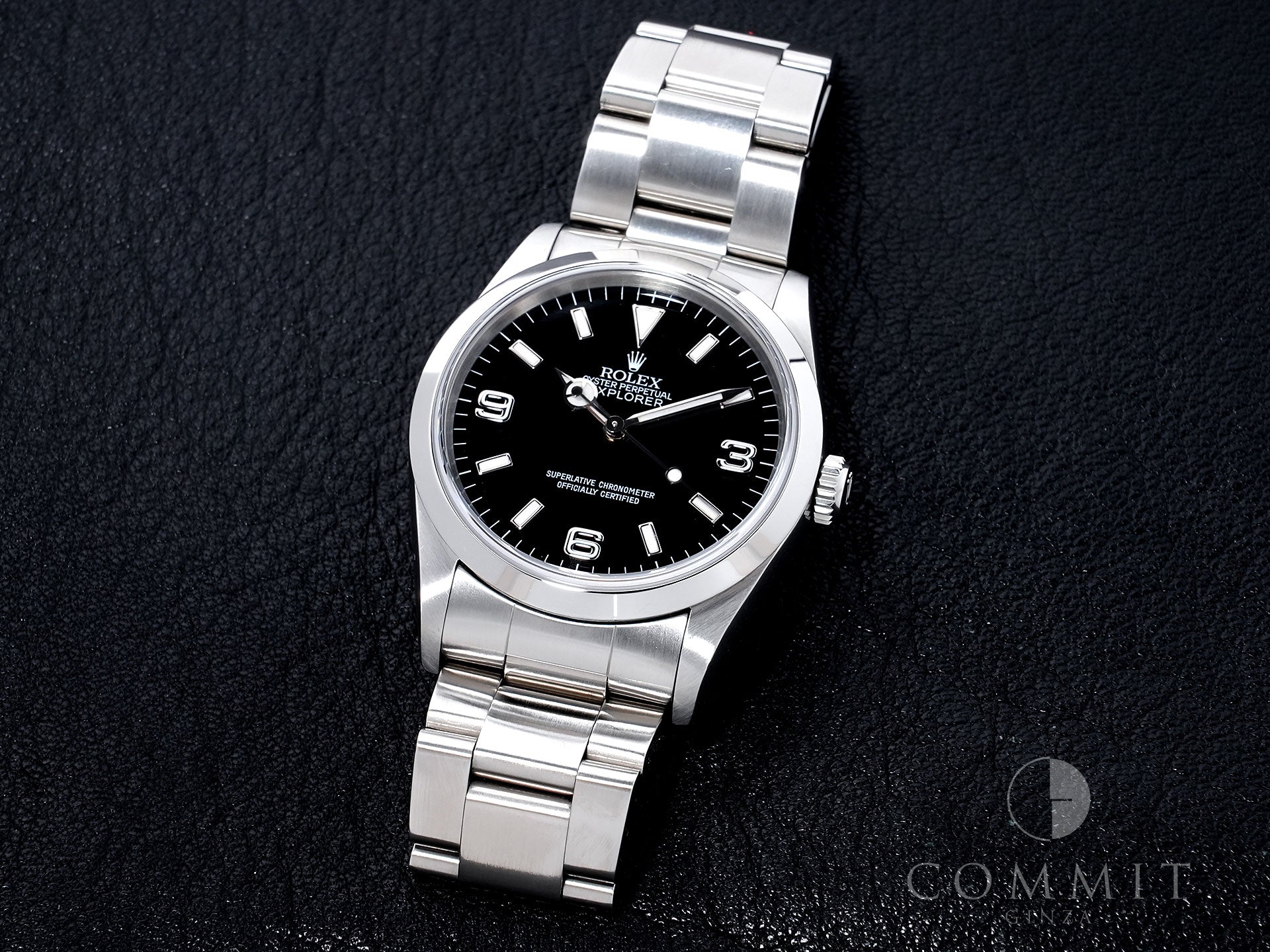 ロレックス エクスプローラーI Ref.14270 ステンレススチール ブラック文字盤 オイスターブレスレット 美中古 4wmtmffw