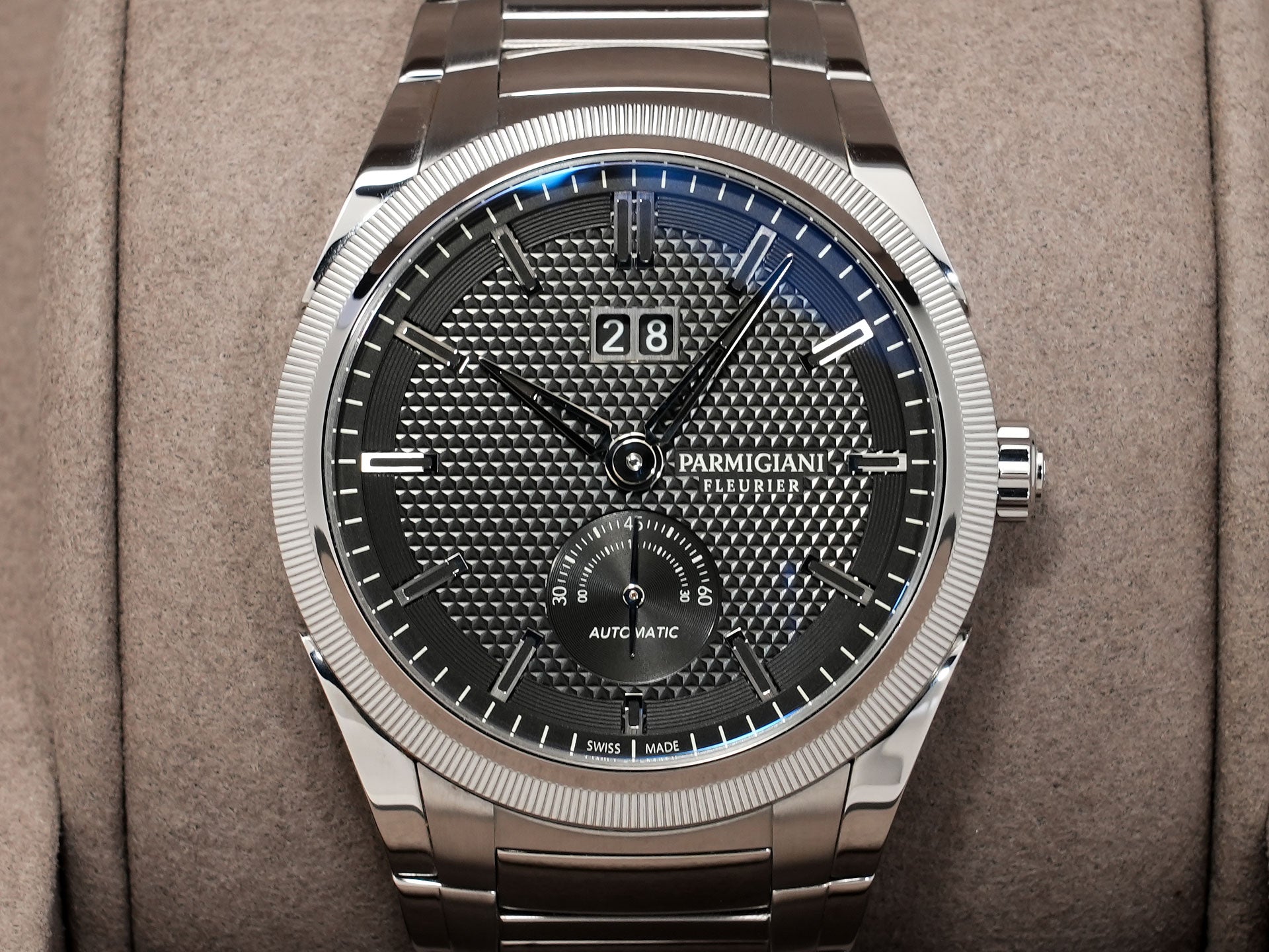 パルミジャーニフルリエ トンダ GT オートマチック Ref.PFC910-0000210-B00182 ステンレススチール ブラック文字盤 中古 hevh8w3y