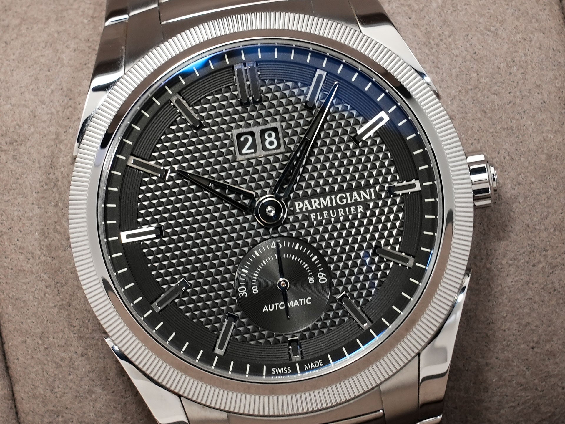 パルミジャーニフルリエ トンダ GT オートマチック Ref.PFC910-0000210-B00182 ステンレススチール ブラック文字盤 中古 hevh8w3y