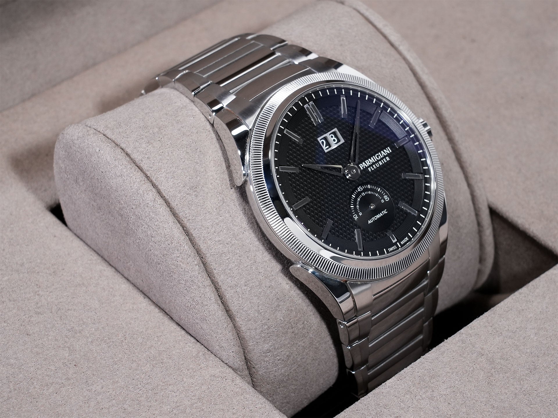 パルミジャーニフルリエ トンダ GT オートマチック Ref.PFC910-0000210-B00182 ステンレススチール ブラック文字盤 中古 hevh8w3y