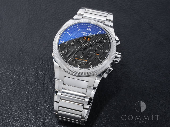 Parmigiani Fleurier Tonda GT Chronograph Ref. PFC906-0000210-B00182 Stainless Steel Black Dial Used jra8rv6n