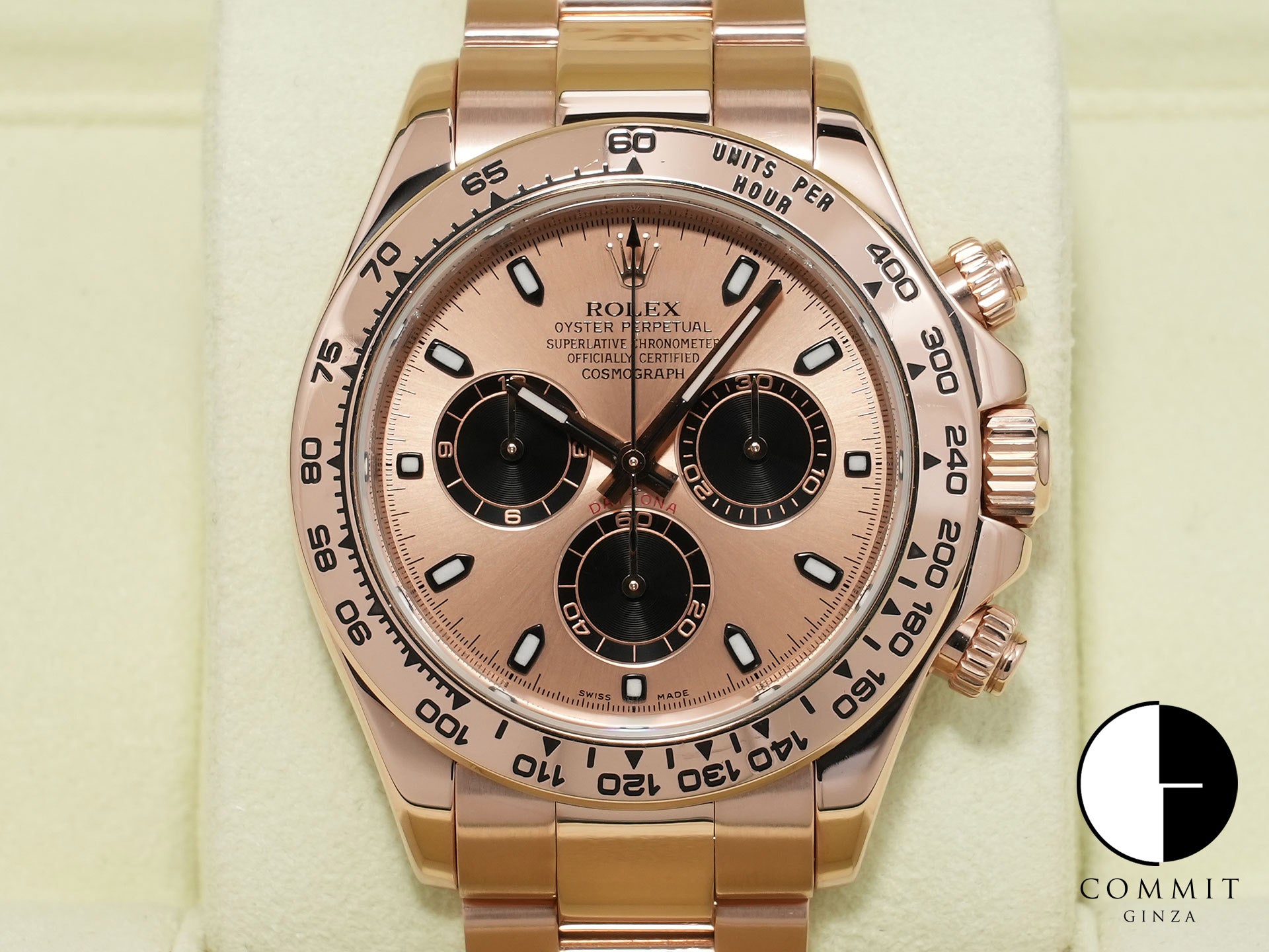 ロレックス デイトナ Ref.116505 エバーローズゴールド ピンクxブラック文字盤 中古 rjict6kr