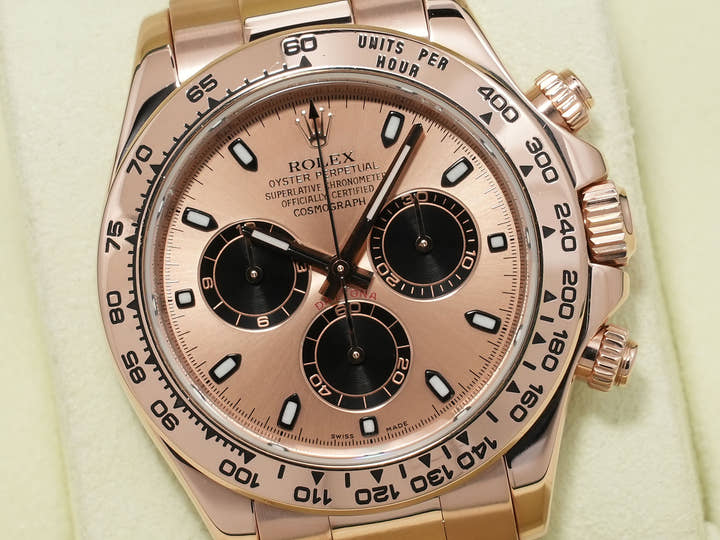 ロレックス デイトナ Ref.116505 エバーローズゴールド ピンクxブラック文字盤 中古 rjict6kr