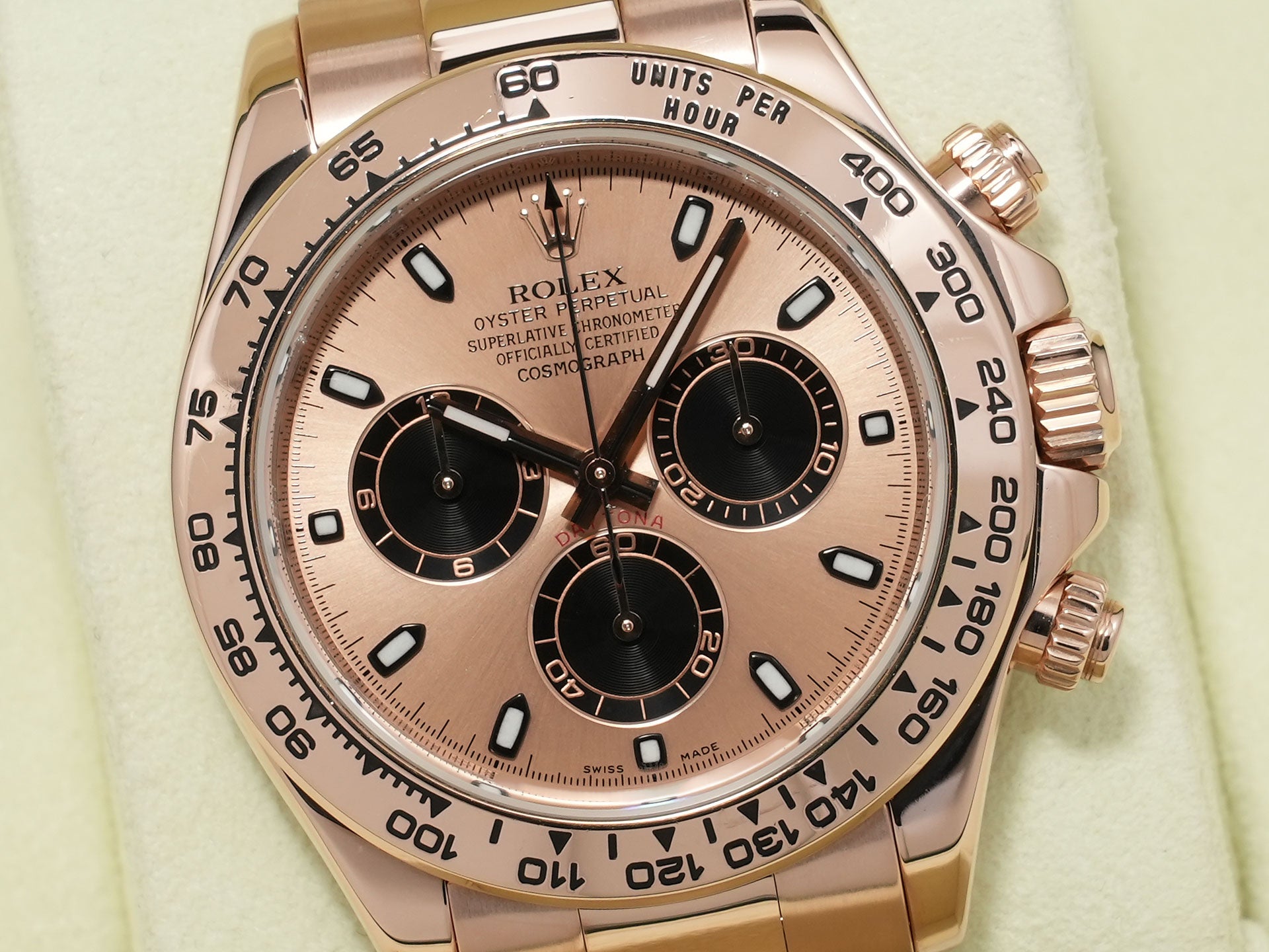 ロレックス デイトナ Ref.116505 エバーローズゴールド ピンクxブラック文字盤 中古 rjict6kr