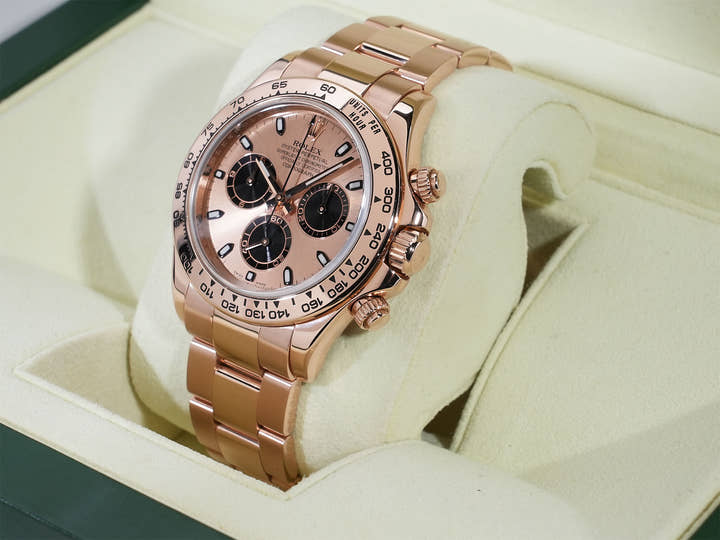 ロレックス デイトナ Ref.116505 エバーローズゴールド ピンクxブラック文字盤 中古 rjict6kr