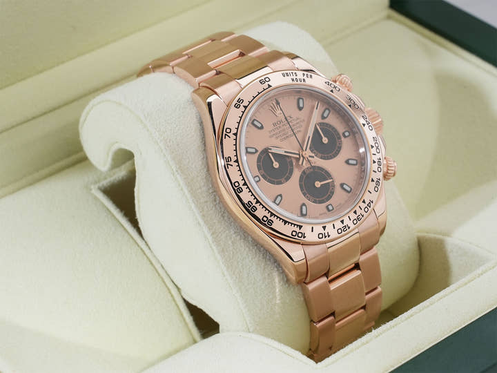 ロレックス デイトナ Ref.116505 エバーローズゴールド ピンクxブラック文字盤 中古 rjict6kr