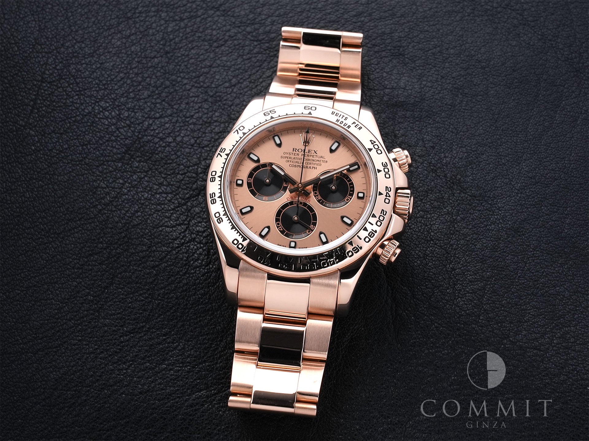 ロレックス デイトナ Ref.116505 エバーローズゴールド ピンクxブラック文字盤 中古 rjict6kr
