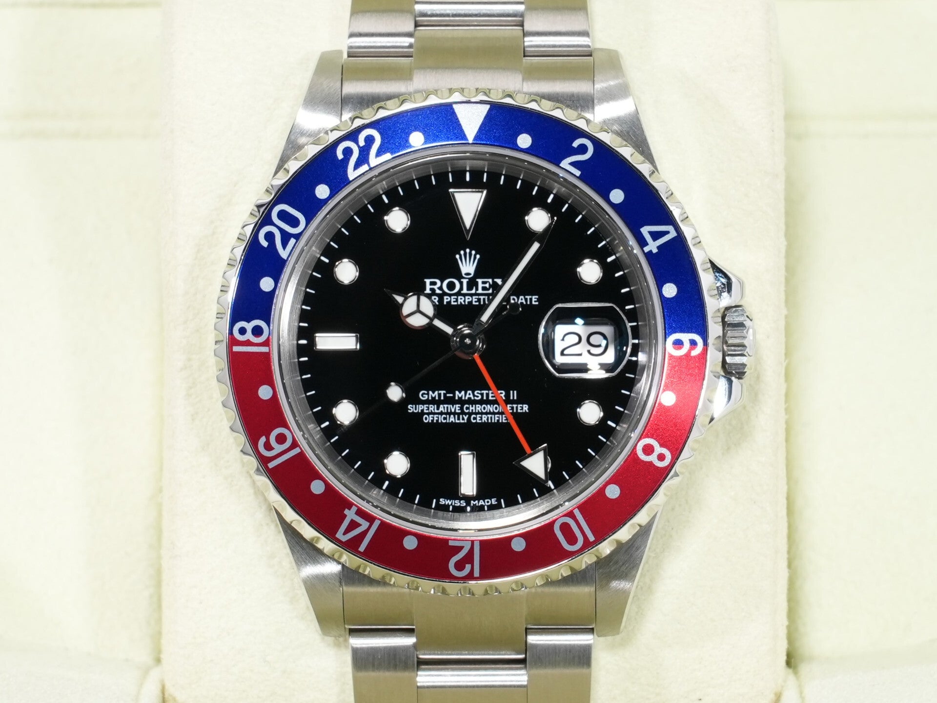 ロレックス GMTマスターII Ref.16710 ステンレススチール ブラック文字盤 美品 md6cqn4d