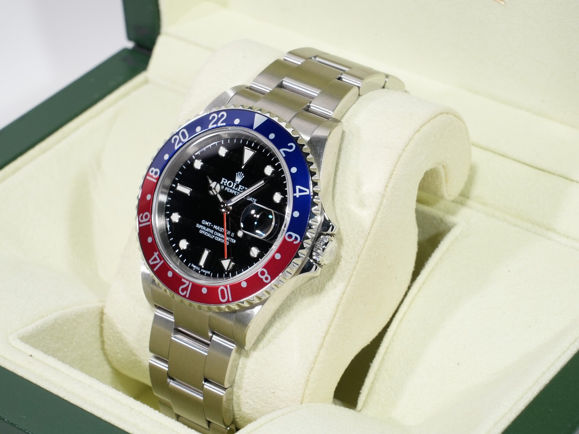 ロレックス GMTマスターII Ref.16710 ステンレススチール ブラック文字盤 美品 md6cqn4d
