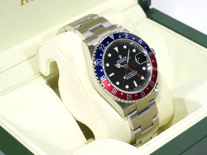 ロレックス GMTマスターII Ref.16710 ステンレススチール ブラック文字盤 美品 md6cqn4d