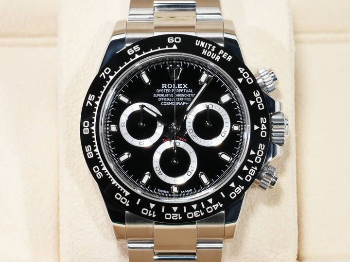 ロレックス デイトナ Ref.116500LN ステンレススチール ブラック文字盤 美品 xcvsejk7