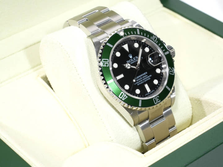 ロレックス サブマリーナー デイト Ref.16610LV ステンレススチール ブラック文字盤 美品 qw75cmr8