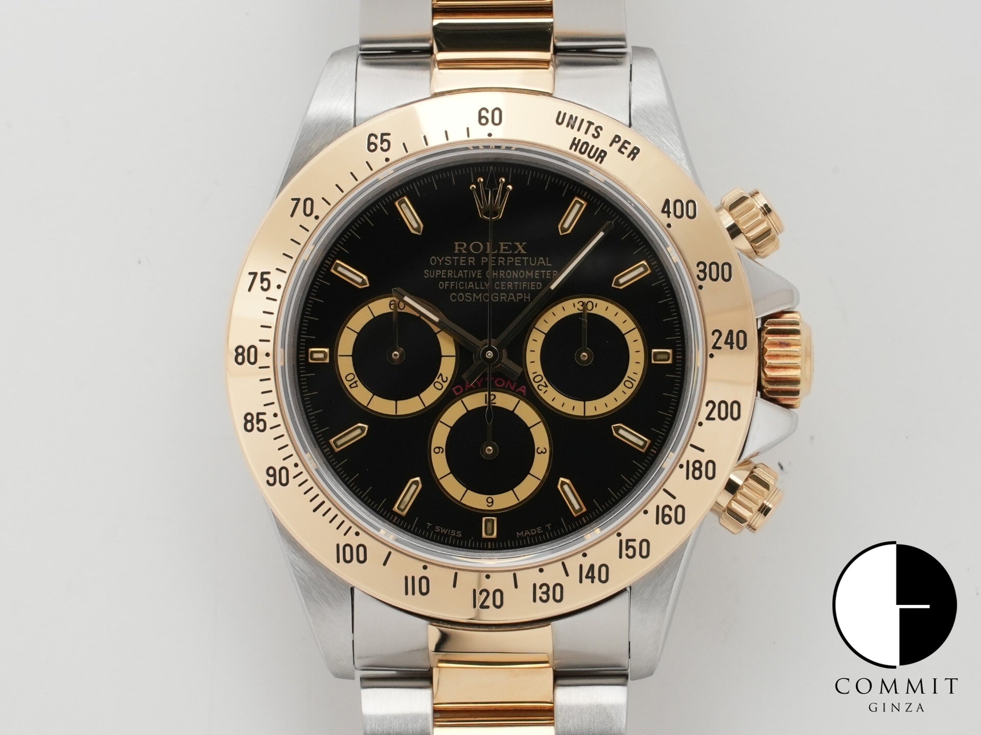 ロレックス デイトナ エルプリメロ Ref.16523 ステンレススチール/イエローゴールド ブラック文字盤 美品 8w7pswdw