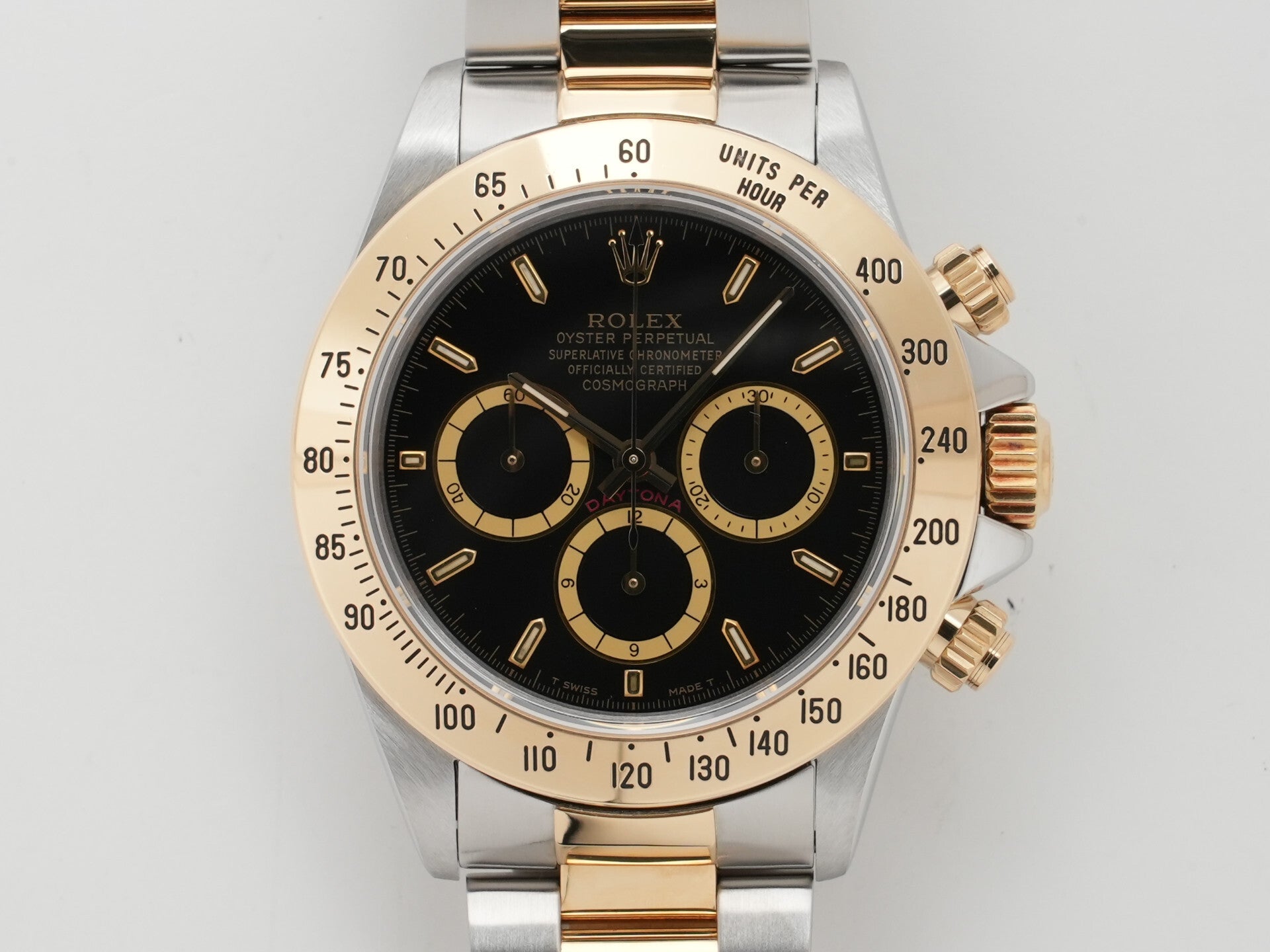 ロレックス デイトナ エルプリメロ Ref.16523 ステンレススチール/イエローゴールド ブラック文字盤 美品 8w7pswdw