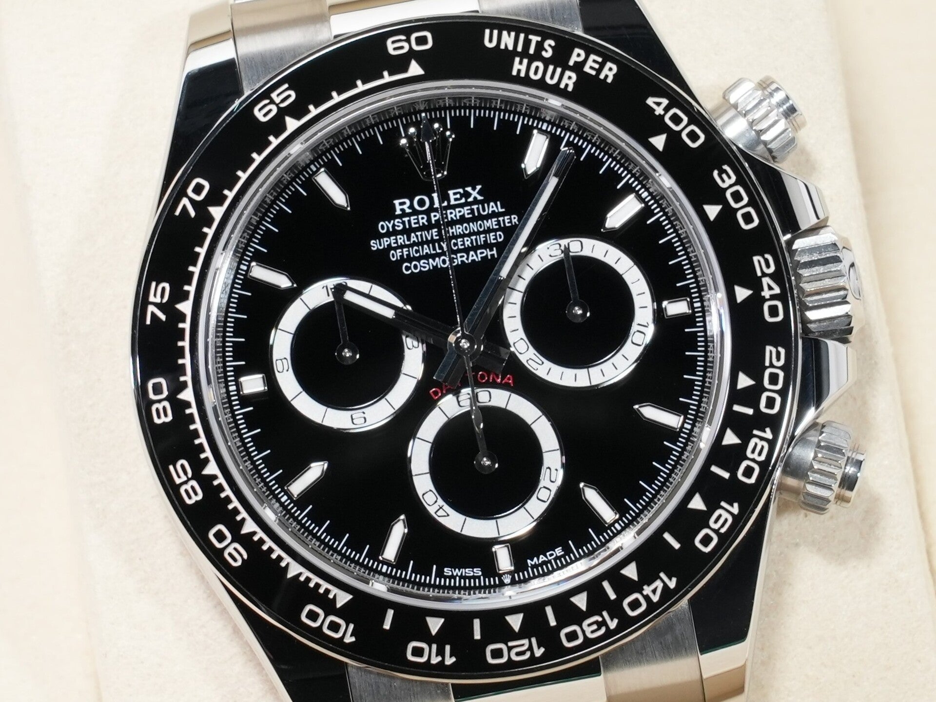 ロレックス デイトナ Ref.126500LN ステンレススチール ブラック文字盤 美中古 ihafdwgz