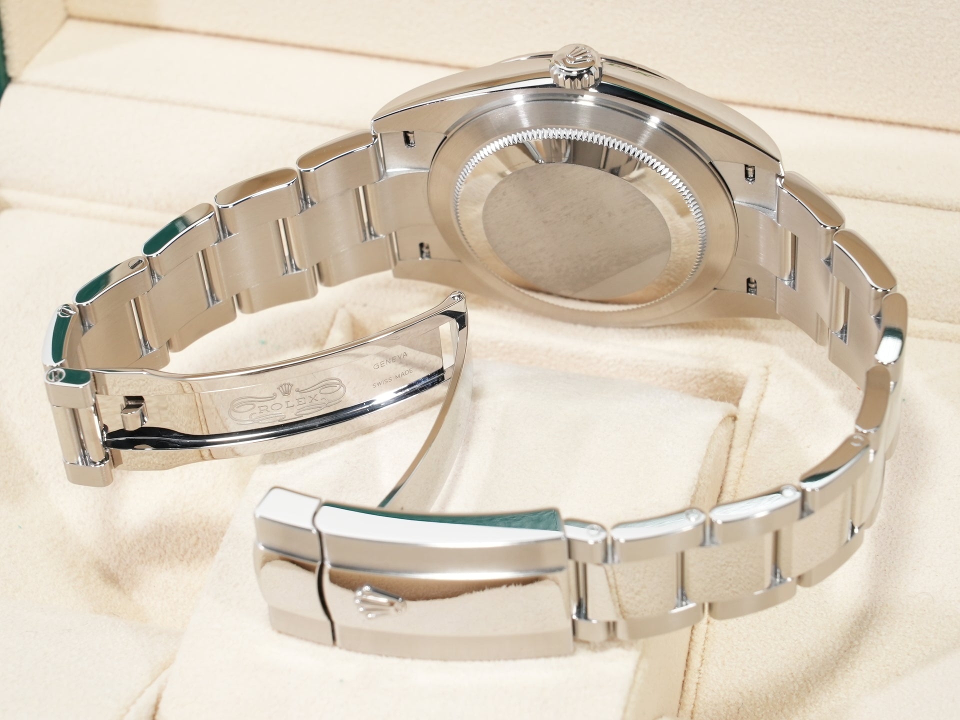 ROLEX Datejust 41 Ref.126334 Stainless Steel/White Gold Slate Dial Oyster Bracelet Excellent Used 6yfsnwvu