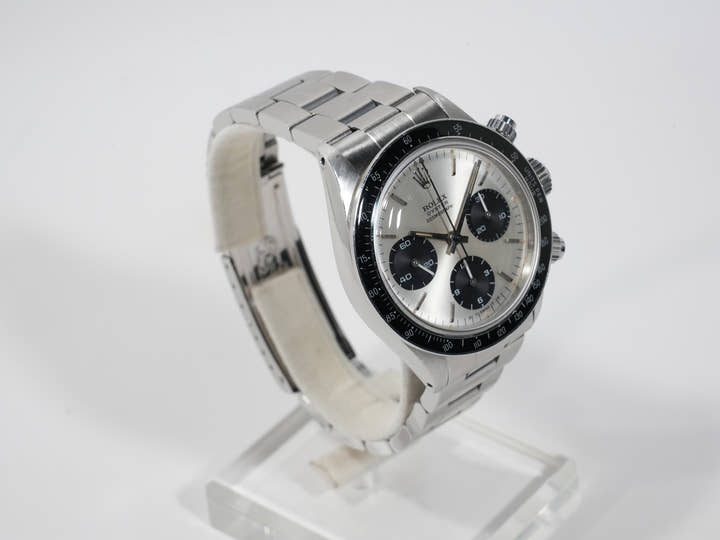 Rolex Daytona Ref. 6263 Stainless Steel Silver Dial Used sgsviqv7