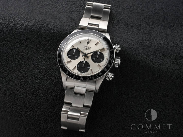 Rolex Daytona Ref. 6263 Stainless Steel Silver Dial Used sgsviqv7