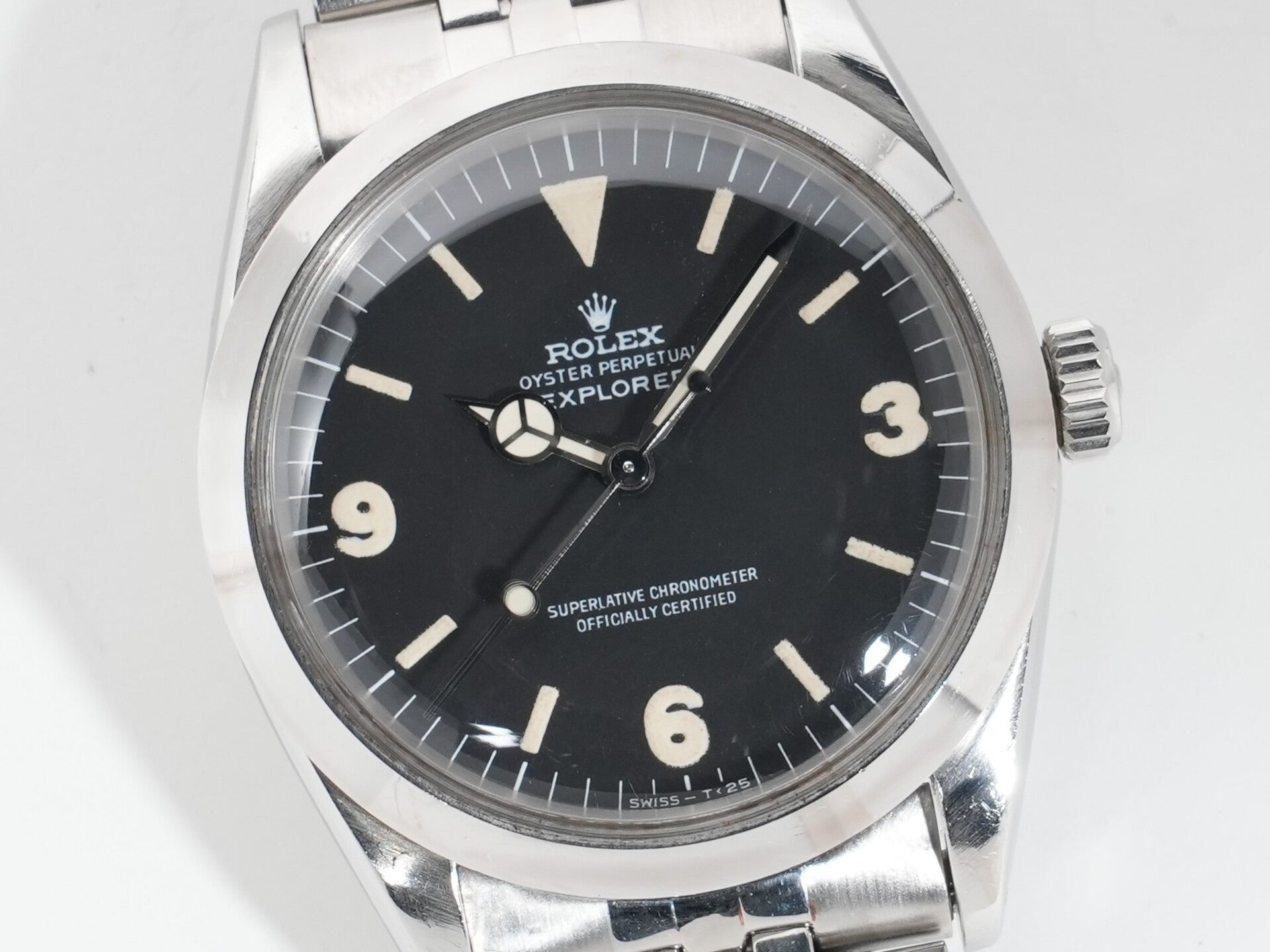 Rolex Explorer I Ref. 1016 Stainless Steel Black Dial Used 6djdqb4p