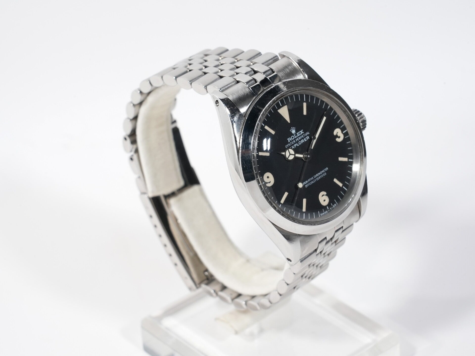 Rolex Explorer I Ref. 1016 Stainless Steel Black Dial Used 6djdqb4p