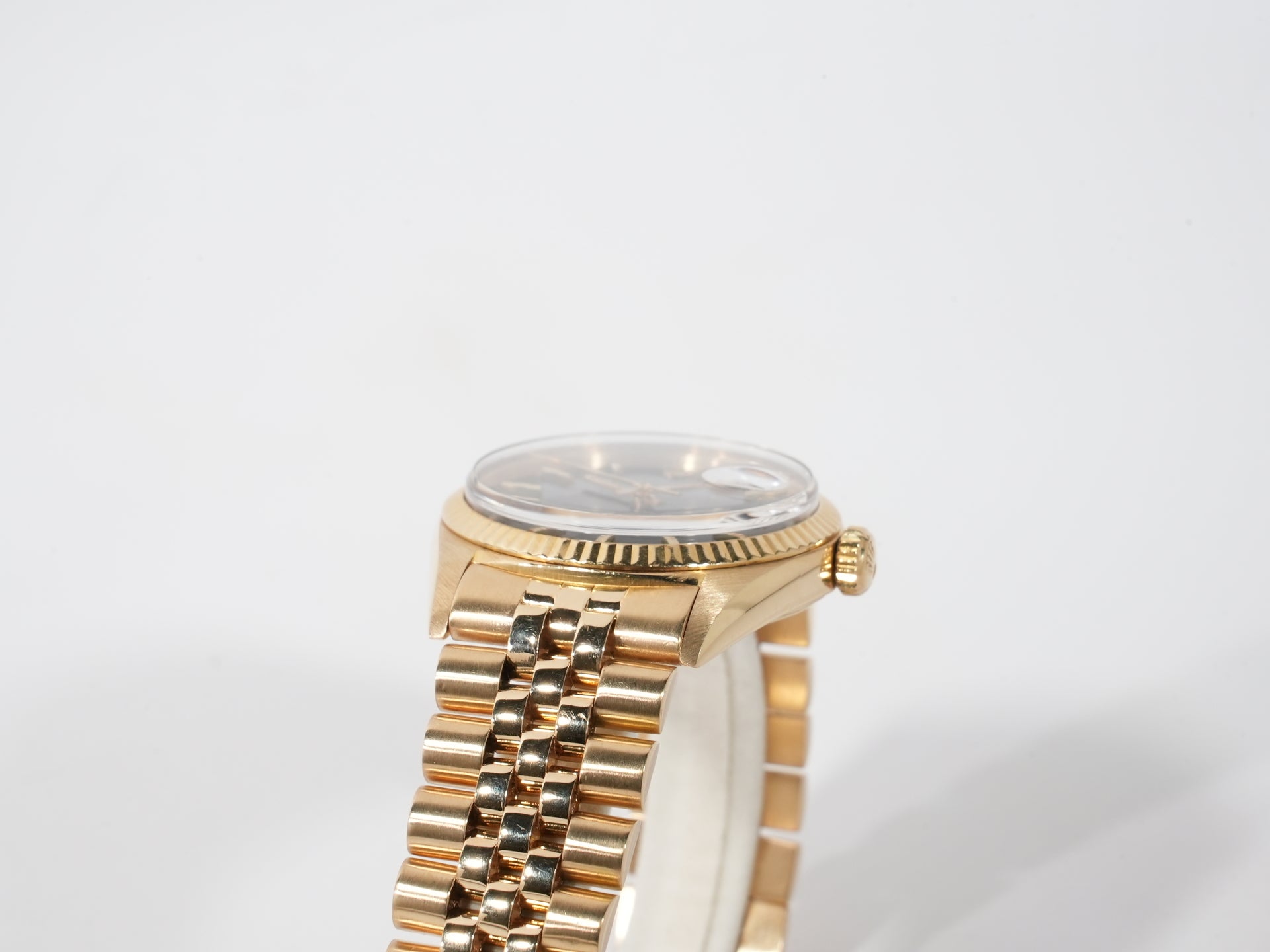 ロレックス デイトジャスト Ref.1601 イエローゴールド ブラック文字盤 中古 9rv23uux