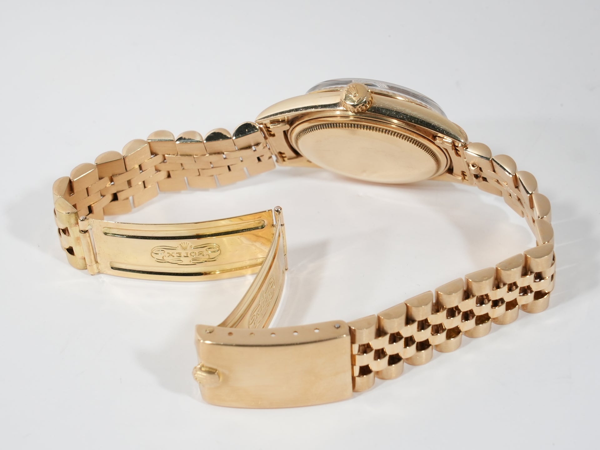 ロレックス デイトジャスト Ref.1601 イエローゴールド ブラック文字盤 中古 9rv23uux