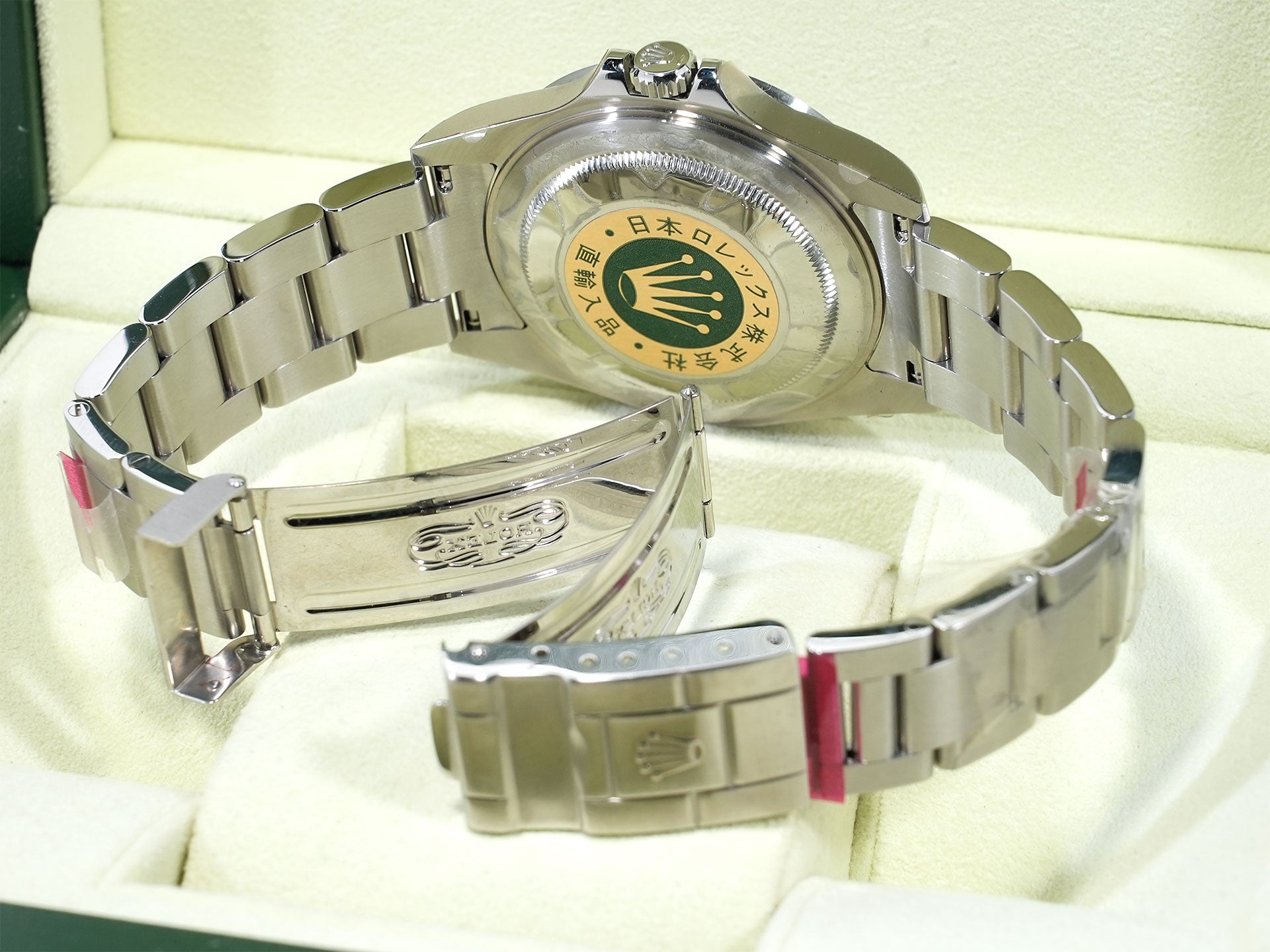 Rolex Explorer II Ref. 16570 Stainless Steel Black Dial Oyster Bracelet Dead Stock ofzbh68s