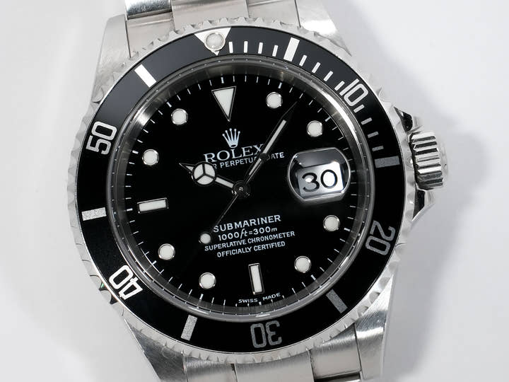 ロレックス サブマリーナー デイト Ref.16610 ステンレススチール ブラック文字盤 中古 o45vuy9j