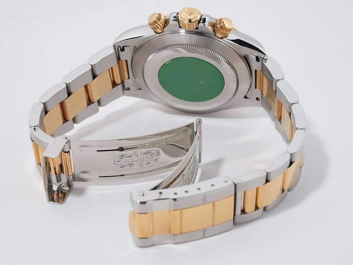 ロレックス デイトナ エルプリメロ Ref.16523 ステンレススチール/イエローゴールド ブラック文字盤 中古 5wrnya2v