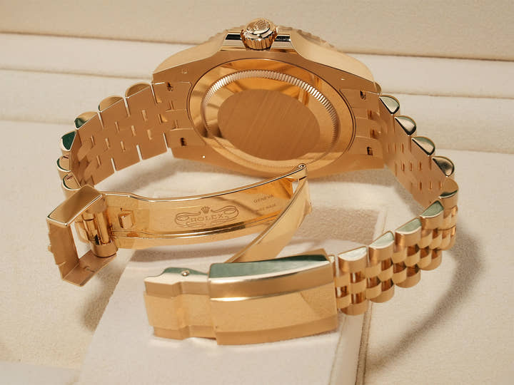 ロレックス GMTマスターII Ref.126718GRNR イエローゴールド ブラック文字盤 ジュビリーブレスレット 美中古 bp9z6gzp