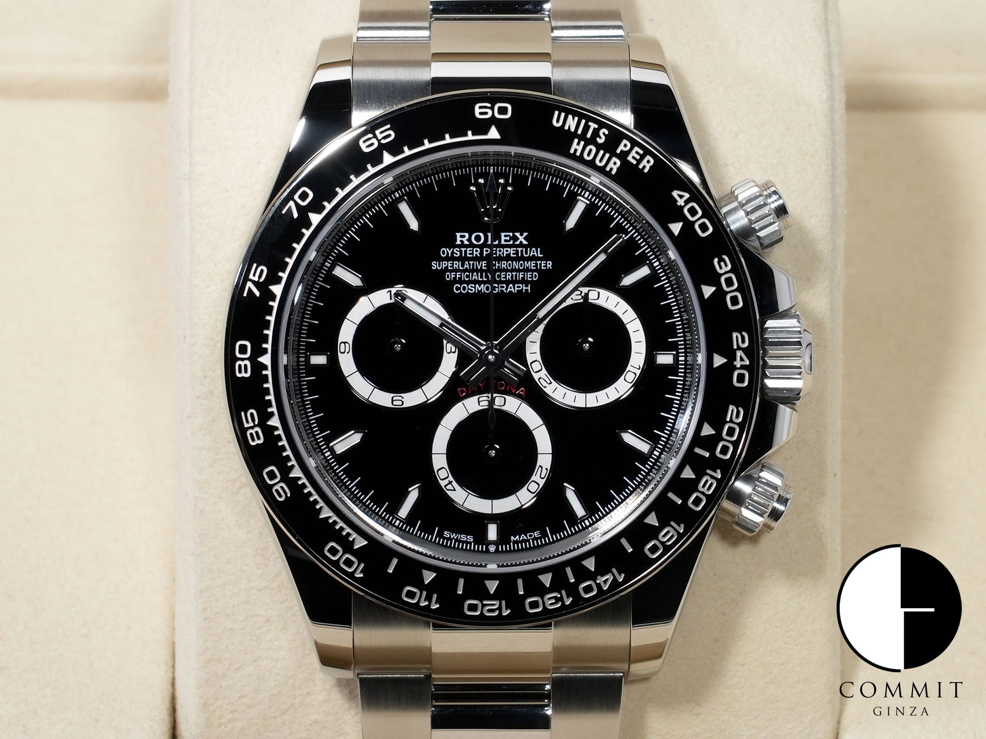 ロレックス デイトナ Ref.126500LN ステンレススチール ブラック文字盤 未使用 ms3jfxqt