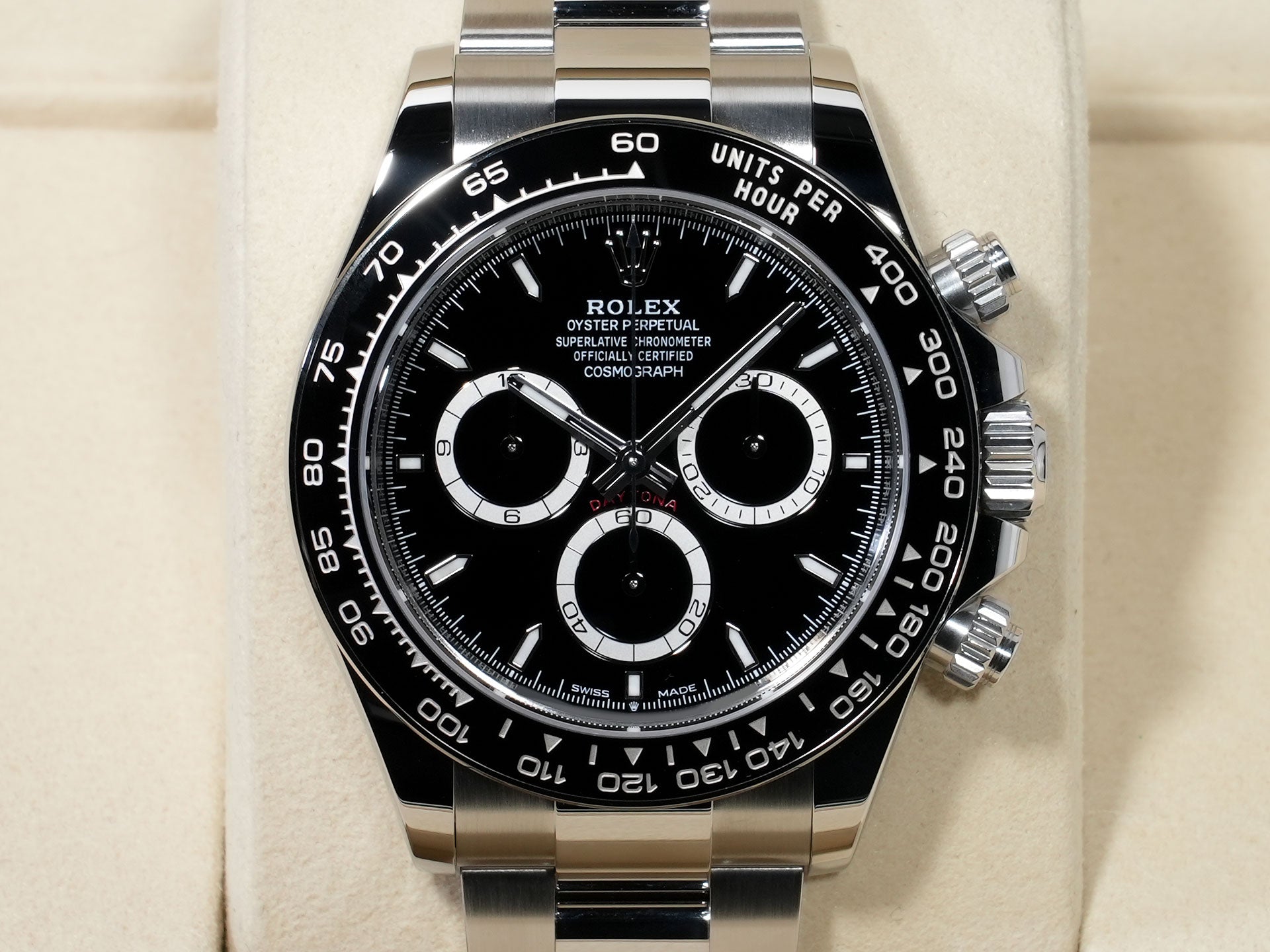 ロレックス デイトナ Ref.126500LN ステンレススチール ブラック文字盤 未使用 ms3jfxqt