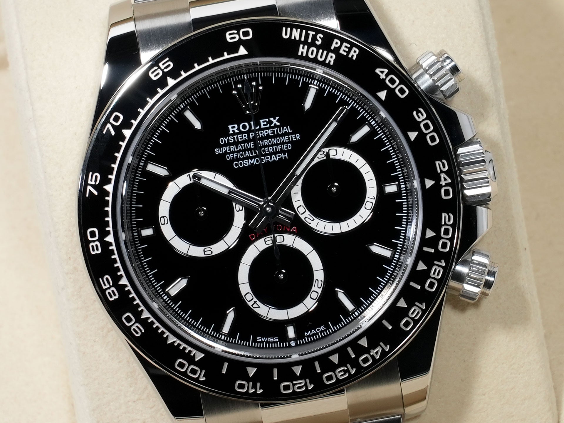 ロレックス デイトナ Ref.126500LN ステンレススチール ブラック文字盤 未使用 ms3jfxqt