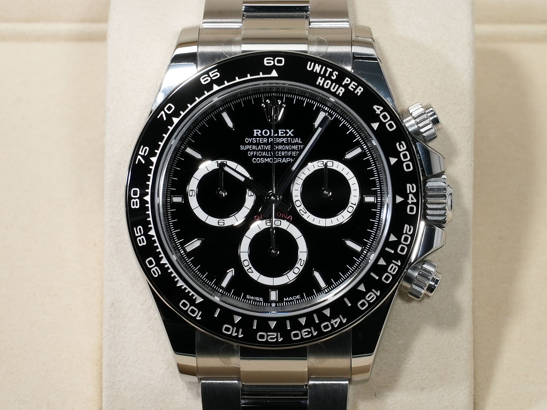 ロレックス デイトナ Ref.126500LN ステンレススチール ブラック文字盤 未使用 n9qjq2g7