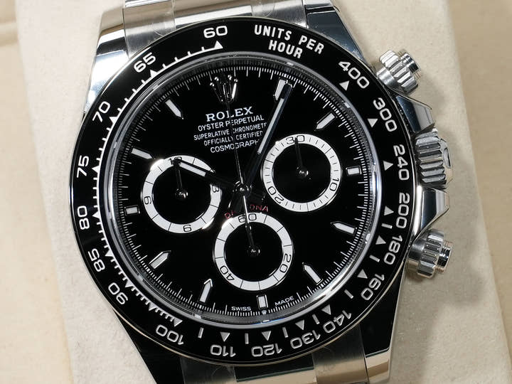 ロレックス デイトナ Ref.126500LN ステンレススチール ブラック文字盤 未使用 n9qjq2g7