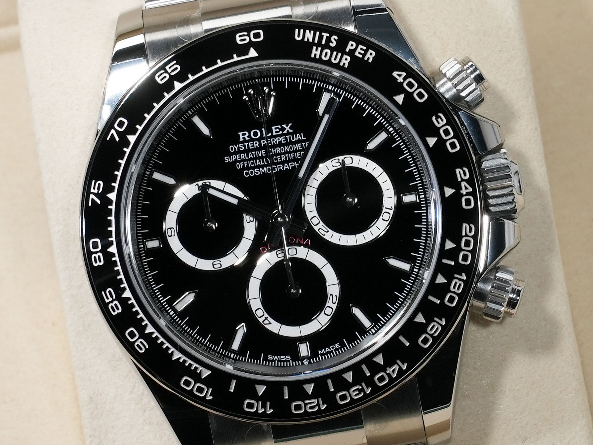 ロレックス デイトナ Ref.126500LN ステンレススチール ブラック文字盤 未使用 n9qjq2g7