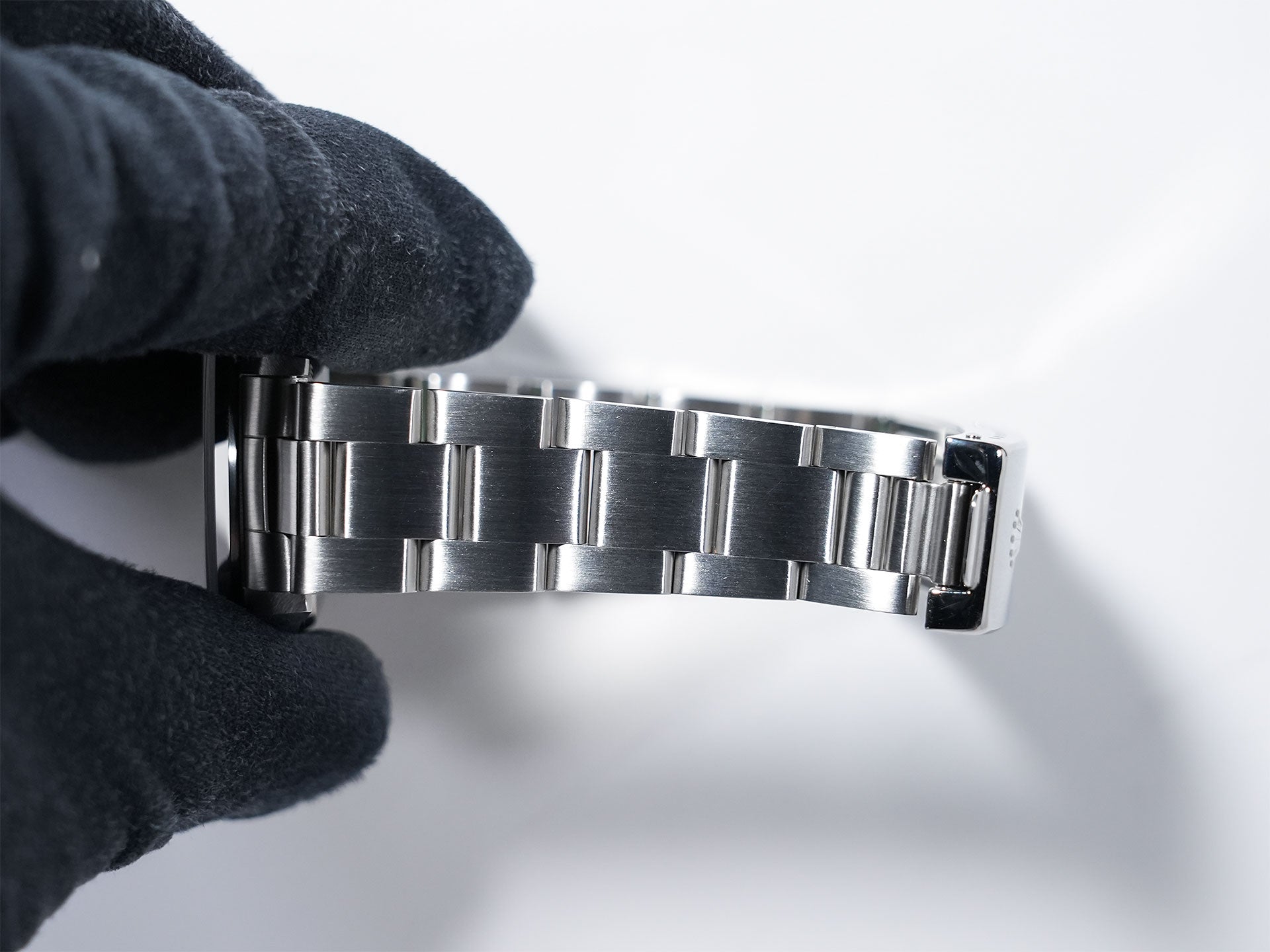 ロレックス オイスターパーペチュアル Ref.77080 ステンレススチール ブラック文字盤 美中古 rq5s3r3u