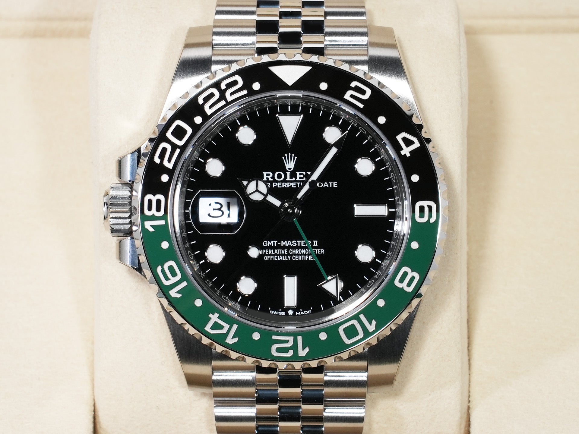 ロレックス GMTマスターII Ref.126720VTNR ステンレススチール ブラック文字盤 ジュビリーブレスレット 未使用 uq8wzg5y
